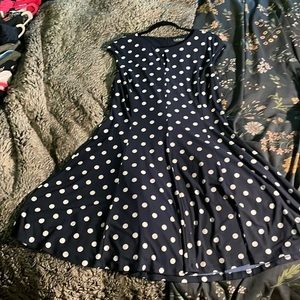 Ralph Lauren, 12, navy with polkadots